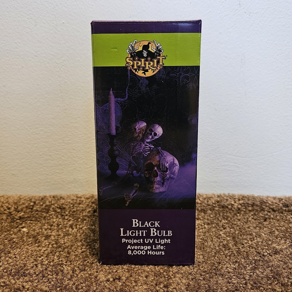 Spirit Halloween Black Light Bulb